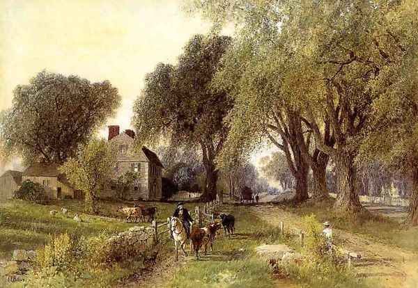 Country Life I Oil Painting by Albert (Fitch) Bellows