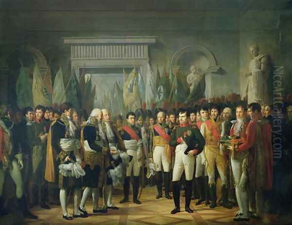 Napoleon I, (2) Oil Painting by Rene Theodore Berthon