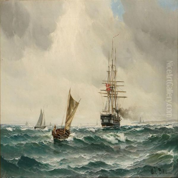 Jylland Oil Painting by Vilhelm Bille