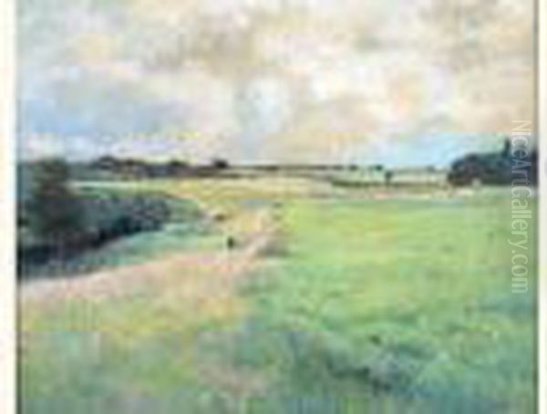 Paysage Oil Painting by Victor-Jean-Baptiste-Barthelemy Binet