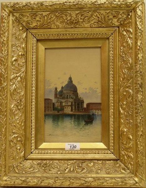 Venice Oil Painting by H. Biondetti