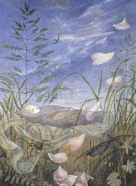 Death but asleep when the spring begins Oil Painting by Eleanor Vere Boyle