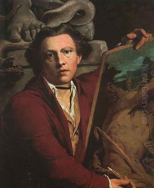 Self-Portrait 1803 Oil Painting by James Barry