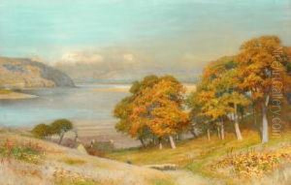 Autumn View Oil Painting by Walter Follen Bishop