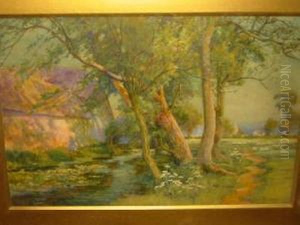 Sunshine And Shadows Oil Painting by Walter Follen Bishop