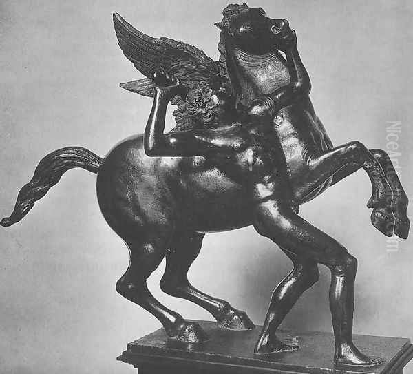 Bellerophon and Pegasus by Bertoldo Di Giovanni