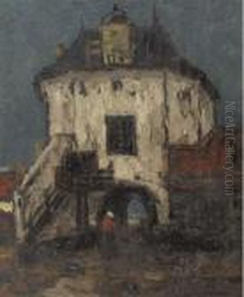 Poort Te Harderwijk Oil Painting by Suze Robertson