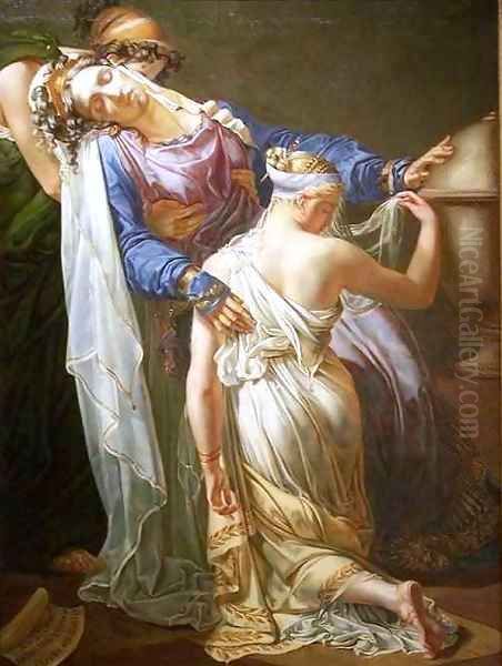 Hercuba and Polyxena Oil Painting by Merry Joseph Blondel