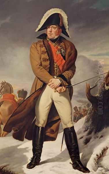 Marshal Michel Ney Oil Painting by Eugen Battaille