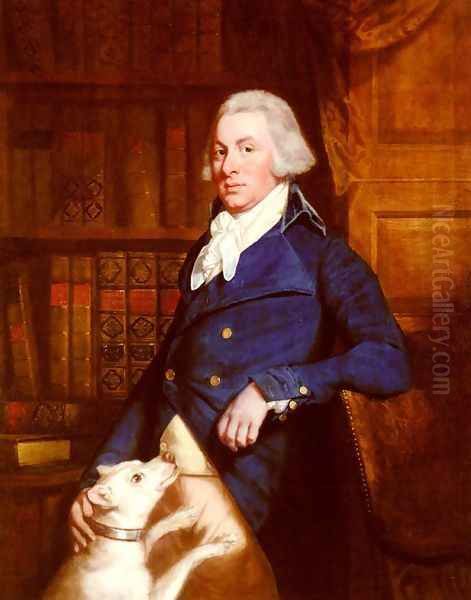 Portrait Of Samuel Rodbard (1758 - 1827) Oil Painting by Thomas Beach