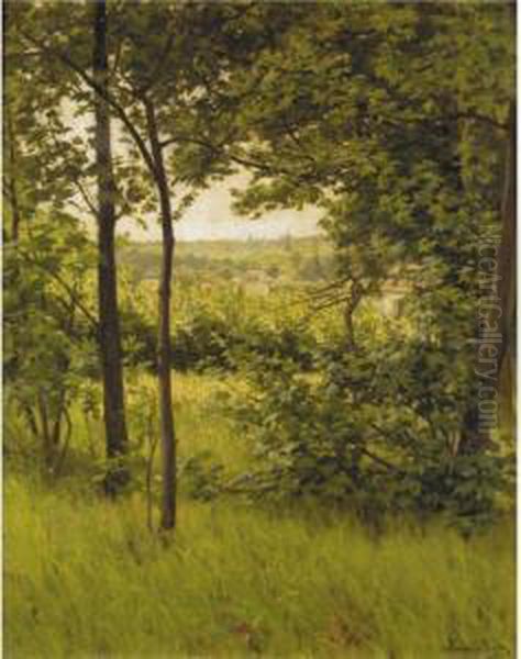 Matinee Ensoleillee Oil Painting by Henri Biva