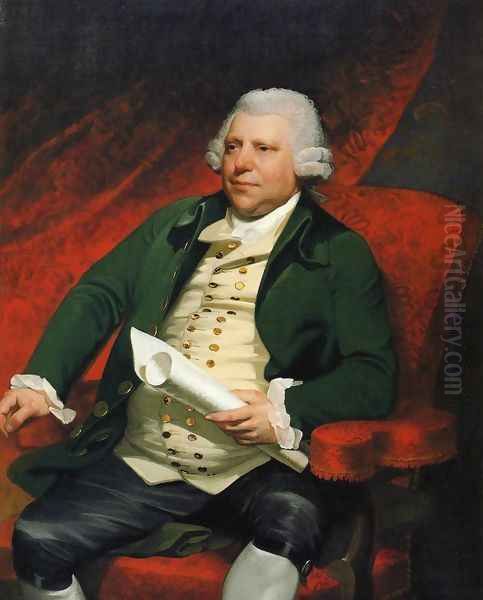 Sir Richard Arkwright Oil Painting by Mather Brown