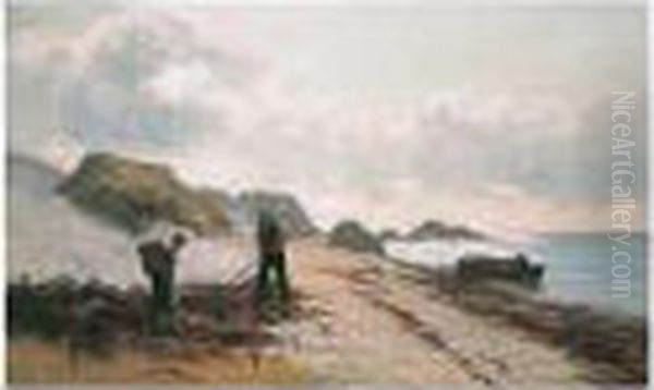 On The Beach Oil Painting by Andrew Black