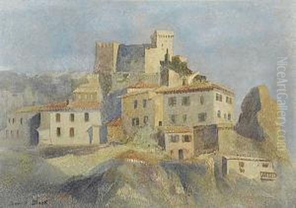 Taormina Oil Painting by Dorrit Black