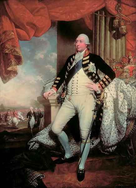 Portrait of George III Oil Painting by Mather Brown