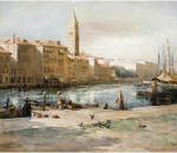 Grand Canal, Venice Oil Painting by William Kay Blacklock