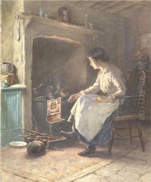 Hot Toast Oil Painting by William Kay Blacklock