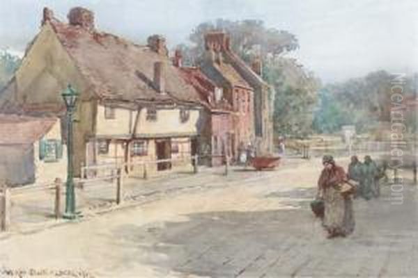 The Cattle Market, Sandwich Oil Painting by William Kay Blacklock