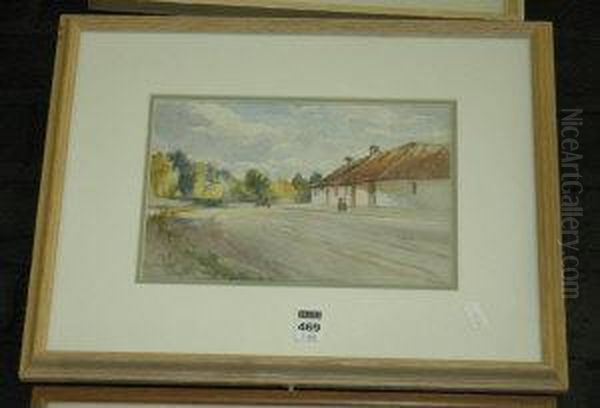 Burns Cottage Oil Painting by John Blair