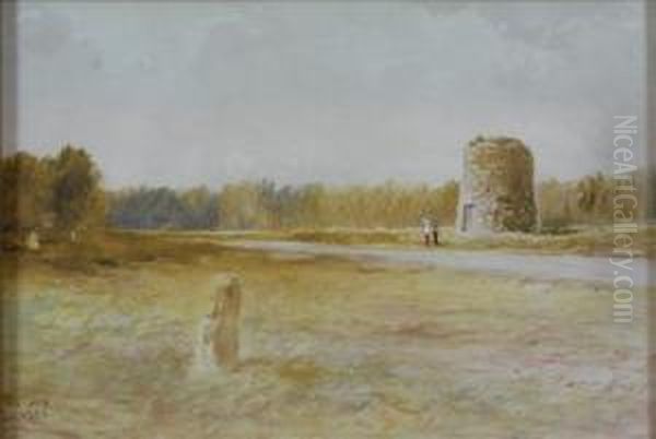 The Cairn, Culloden Oil Painting by John Blair