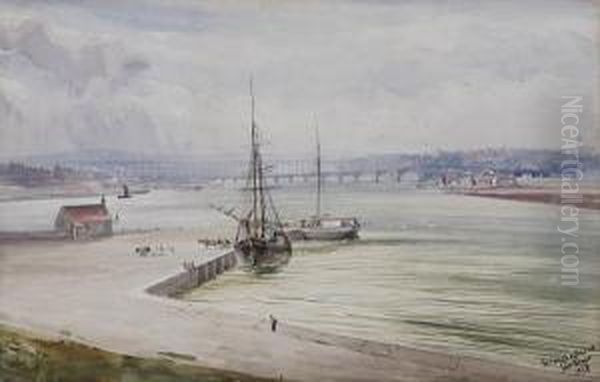 Berwick On Tweed Oil Painting by John Blair