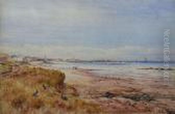 East Sands, North Berwick Oil Painting by John Blair