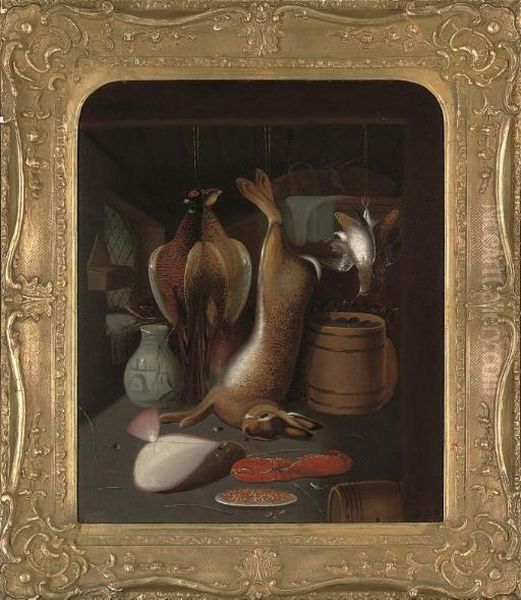 In The Pantry Oil Painting by Benjamin Blake