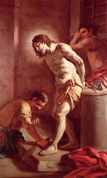 Flagellation of Christ Oil Painting by Pietro Bardellini