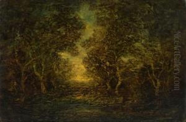 Landscape Oil Painting by Ralph Albert Blakelock