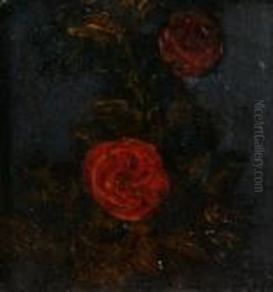 The Rose Oil Painting by Ralph Albert Blakelock