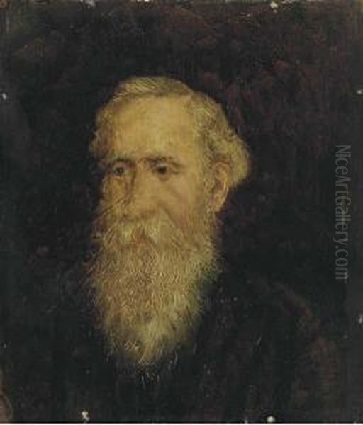 A Portrait Of Dr. Blakelock, The Artist's Father Oil Painting by Ralph Albert Blakelock