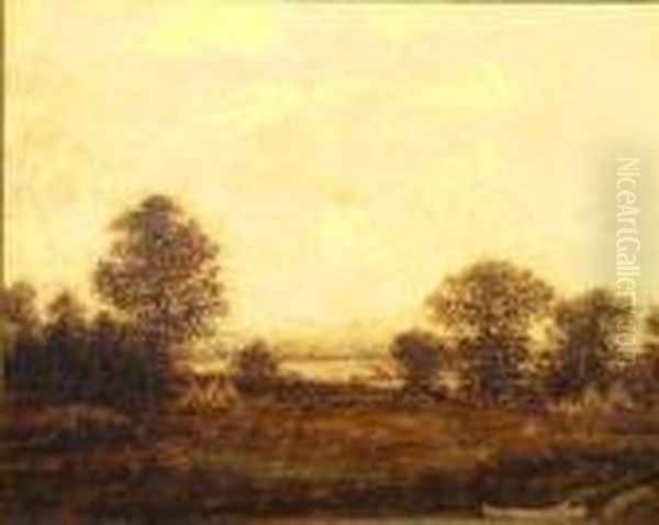 Indian Encampment Oil Painting by Ralph Albert Blakelock