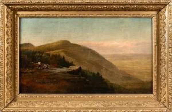 Mist In The Valley Oil Painting by Ralph Albert Blakelock