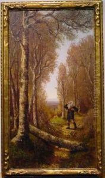 Rip Van Winkle Oil Painting by Ralph Albert Blakelock