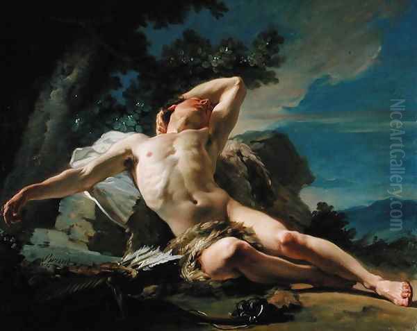 Sleeping Endymion, 1756 Oil Painting by Nicolas Guy Brenet