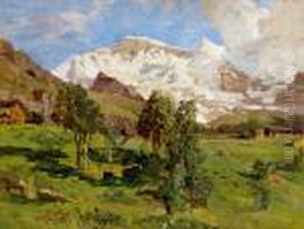 Die Jungfrau Oil Painting by Tina Blau