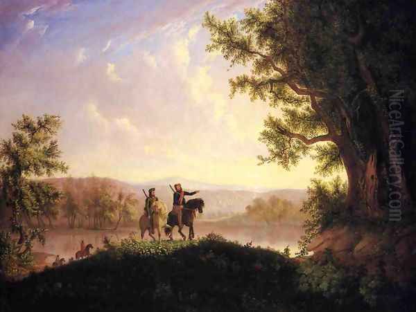 The Lewis and Clark Expedition Oil Painting by Thomas Mickell Burnham