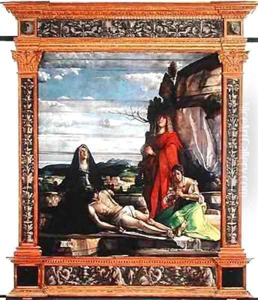 The Deposition Oil Painting by Giovanni Buonconsiglio