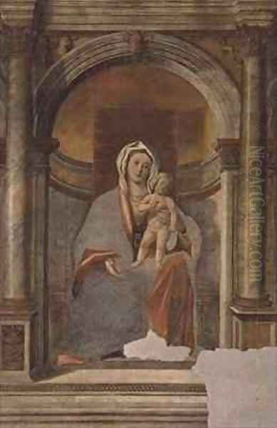 Madonna and Child Oil Painting by Giovanni Buonconsiglio