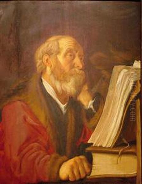 St. Luke Oil Painting by Hendrick Bloemaert