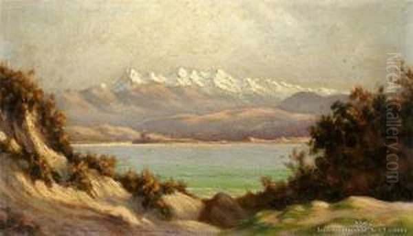 Kaikoura Ranges Oil Painting by Charles Blomfield