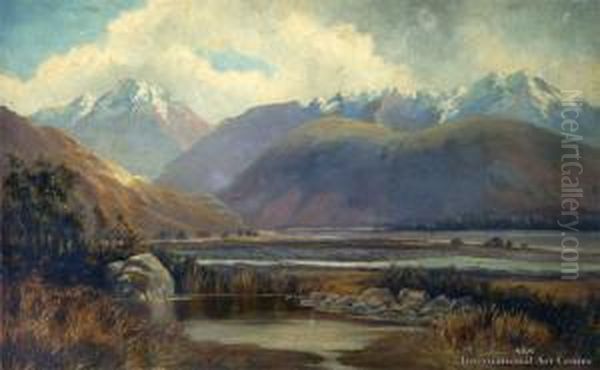 In The Bealey Valley Oil Painting by Charles Blomfield