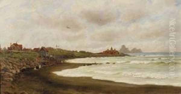 New Plymouth Oil Painting by Charles Blomfield