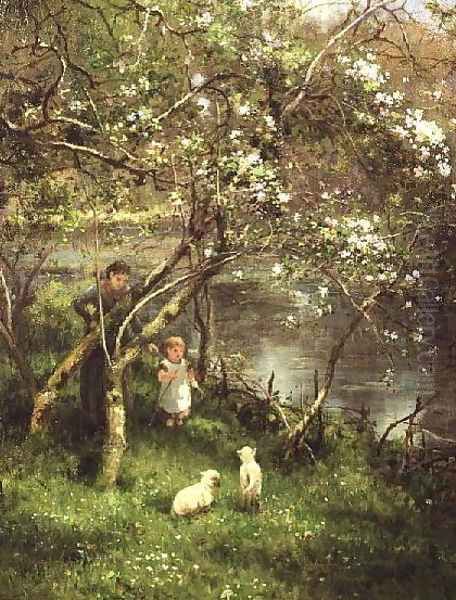 Springtime Oil Painting by James George Bingley