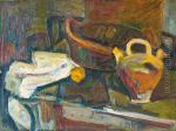 Nature Morte Oil Painting by Andre Blondel