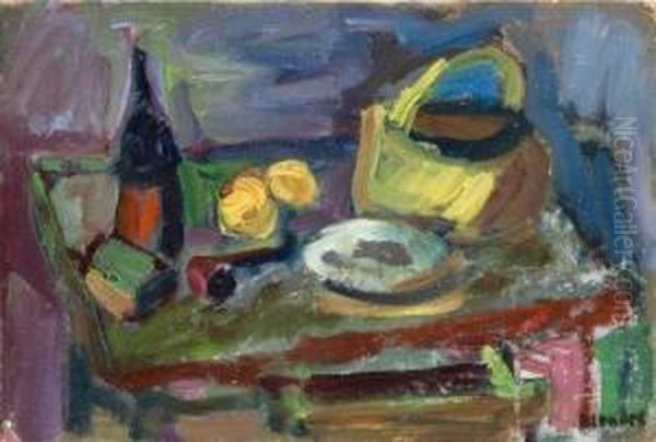 Nature Morte Oil Painting by Andre Blondel