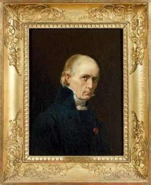 Portrait De Charles Percier Oil Painting by Merry Joseph Blondel