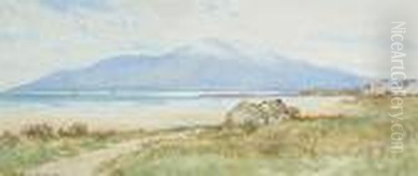 Inisbowen Head From Castlerock; Mourne Mountains Oil Painting by Robert Creswell Boak