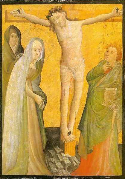 The Crucifixion 1400 by Master of the Berswordt Altar