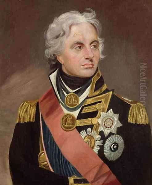 Lord Nelson Oil Painting by Sir William Beechey